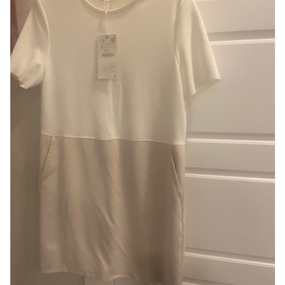 Zara cotton knit casual dress